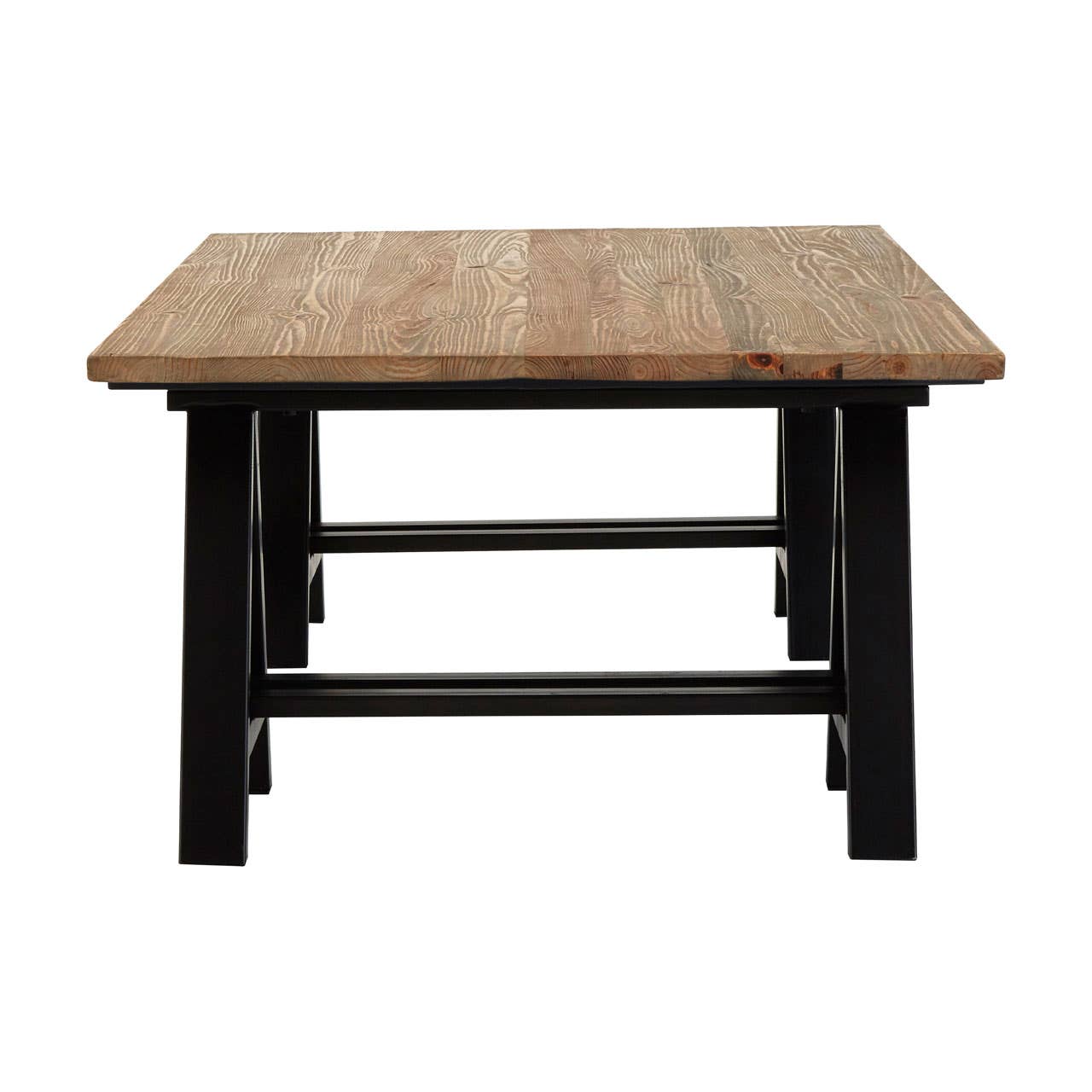 Noosa & Co. Living Hampstead Pine Wood And Iron Coffee Table House of Isabella UK