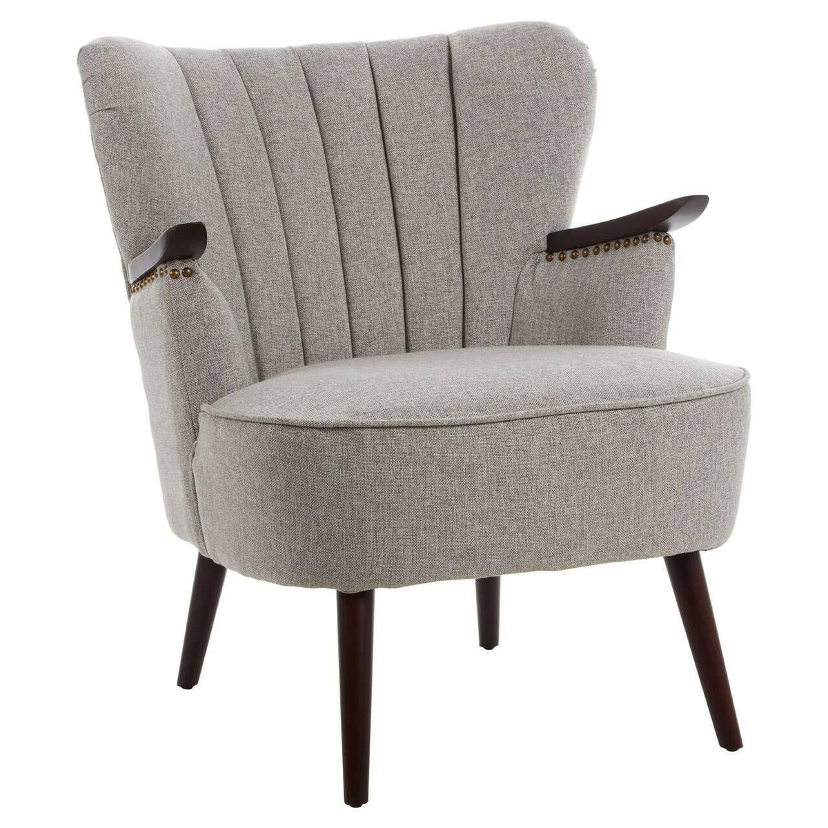 Hampstead Taupe Fabric Armchair.