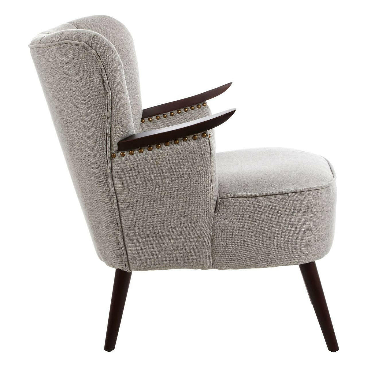 Hampstead Taupe Fabric Armchair.