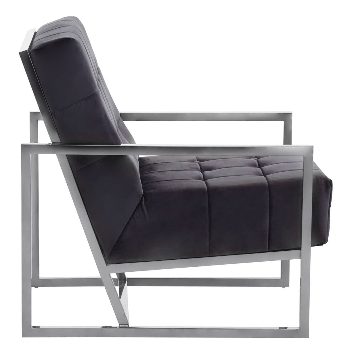 Hana Black Velvet Chair.