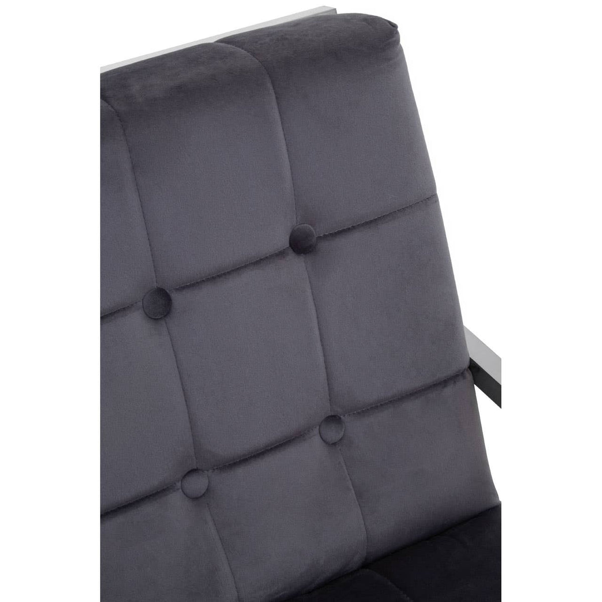 Hana Grey Velvet Chair.