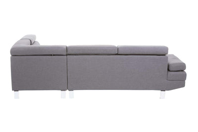 Noosa & Co. Living Hanover Grey Linen Corner Sofa House of Isabella UK