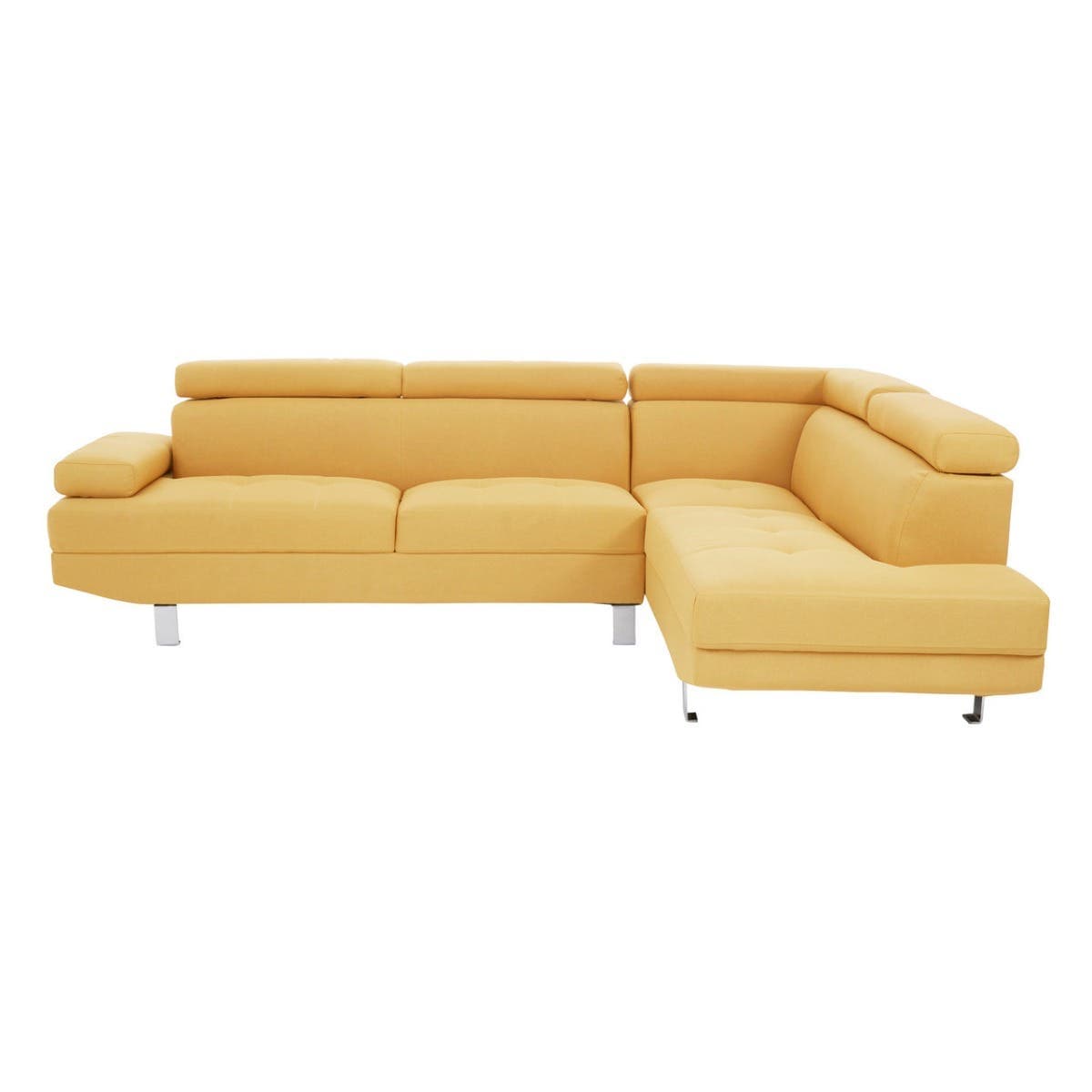 Noosa & Co. Living Hanover Ochre Linen Corner Sofa House of Isabella UK