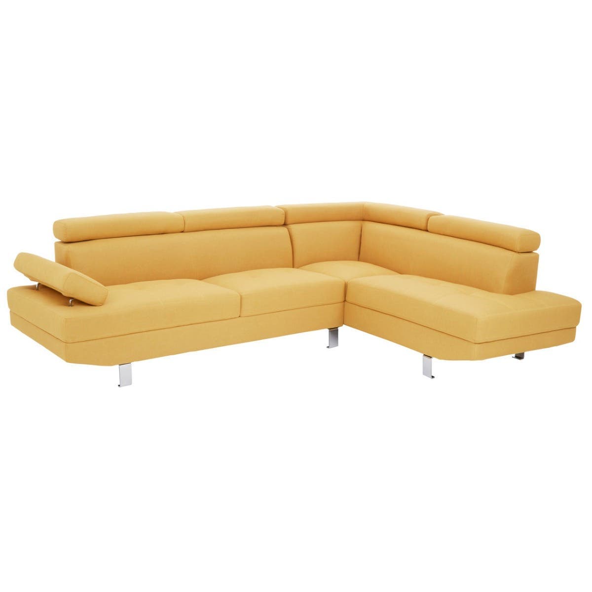 Noosa & Co. Living Hanover Ochre Linen Corner Sofa House of Isabella UK