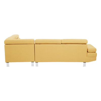 Noosa & Co. Living Hanover Ochre Linen Corner Sofa House of Isabella UK