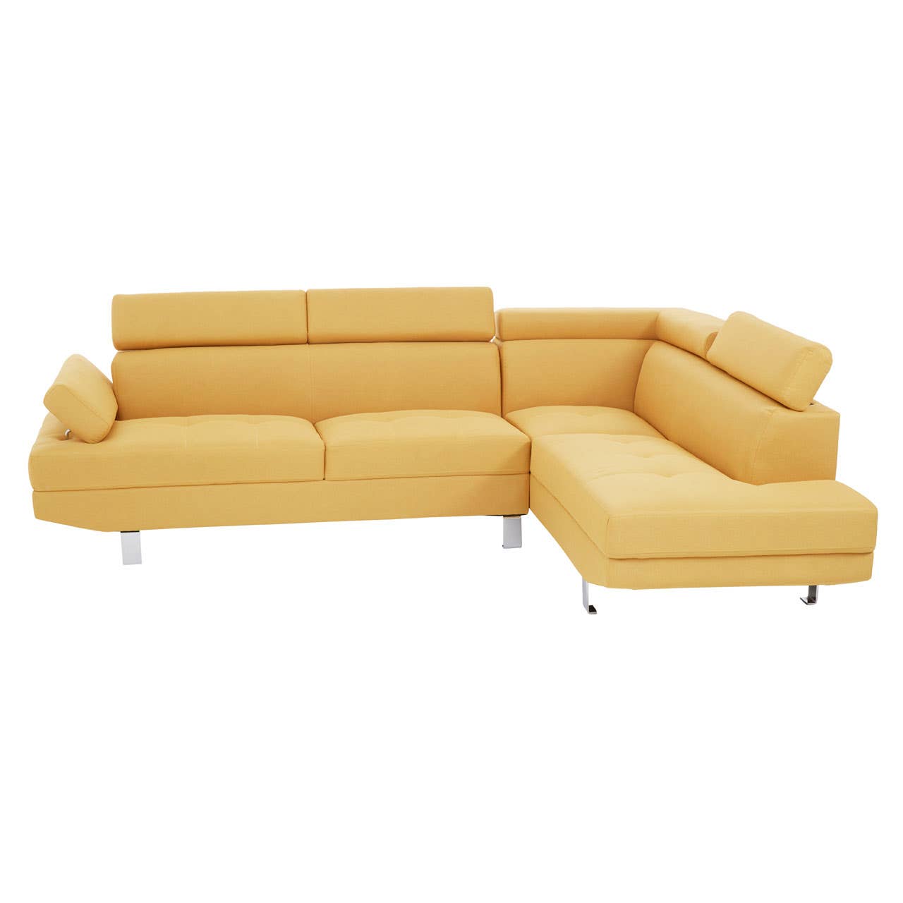 Noosa & Co. Living Hanover Ochre Linen Corner Sofa House of Isabella UK