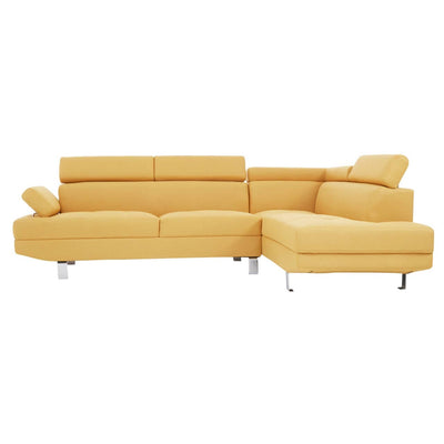 Noosa & Co. Living Hanover Ochre Linen Corner Sofa House of Isabella UK