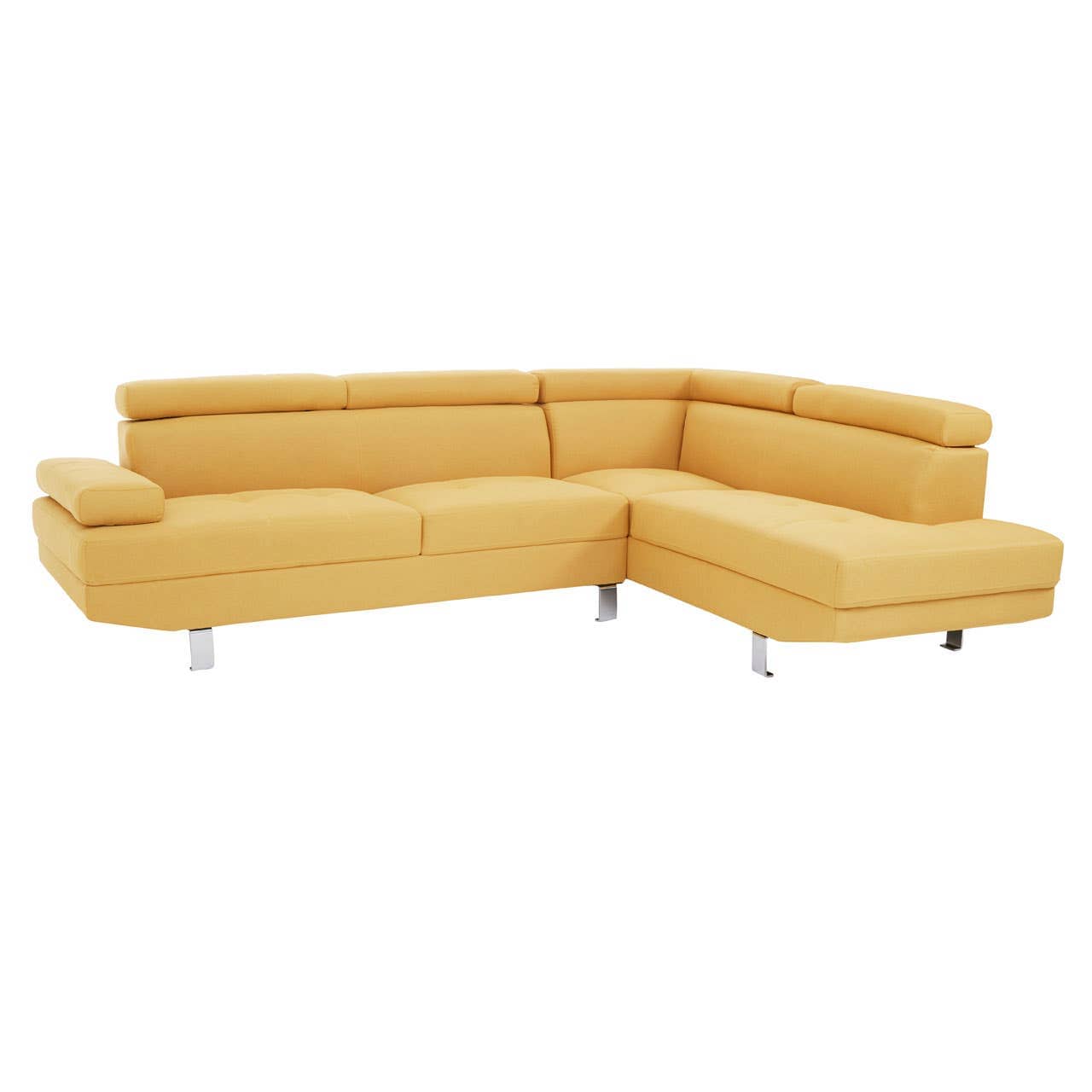 Noosa & Co. Living Hanover Ochre Linen Corner Sofa House of Isabella UK