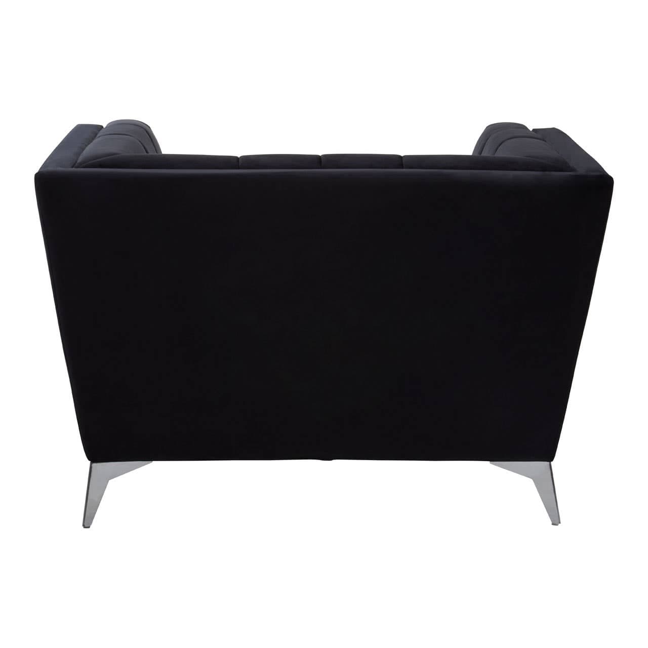 Noosa & Co. Living Hansa Black Velvet Chair House of Isabella UK