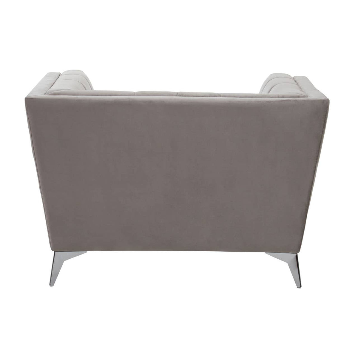 Hansa Grey Velvet Chair.