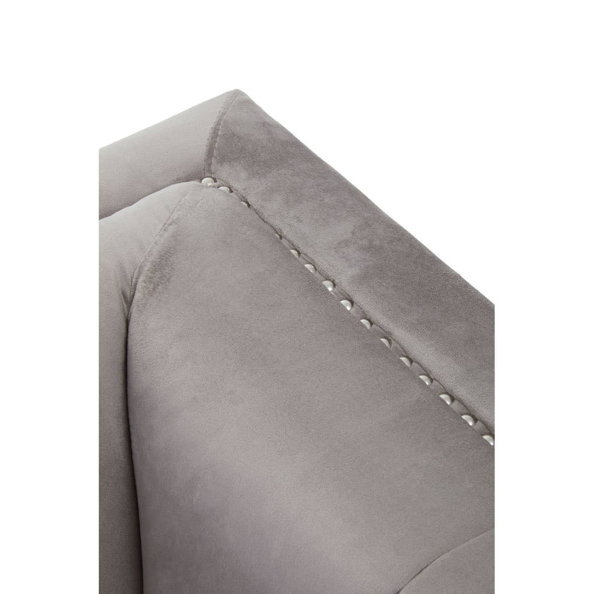 Hansa Grey Velvet Chair.