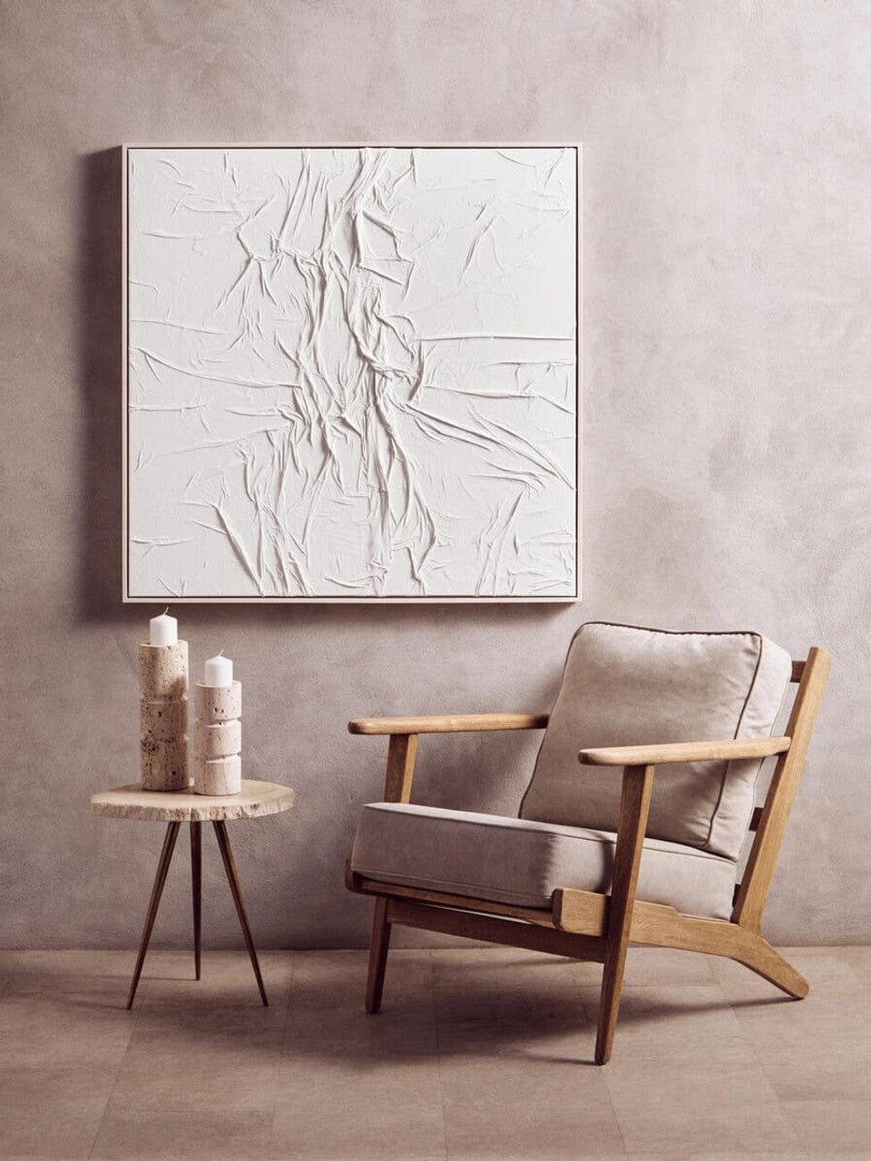 Noosa & Co. Living Harry Grey Linen oak frame Armchair House of Isabella UK