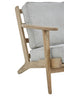 Noosa & Co. Living Harry Grey Linen oak frame Armchair House of Isabella UK