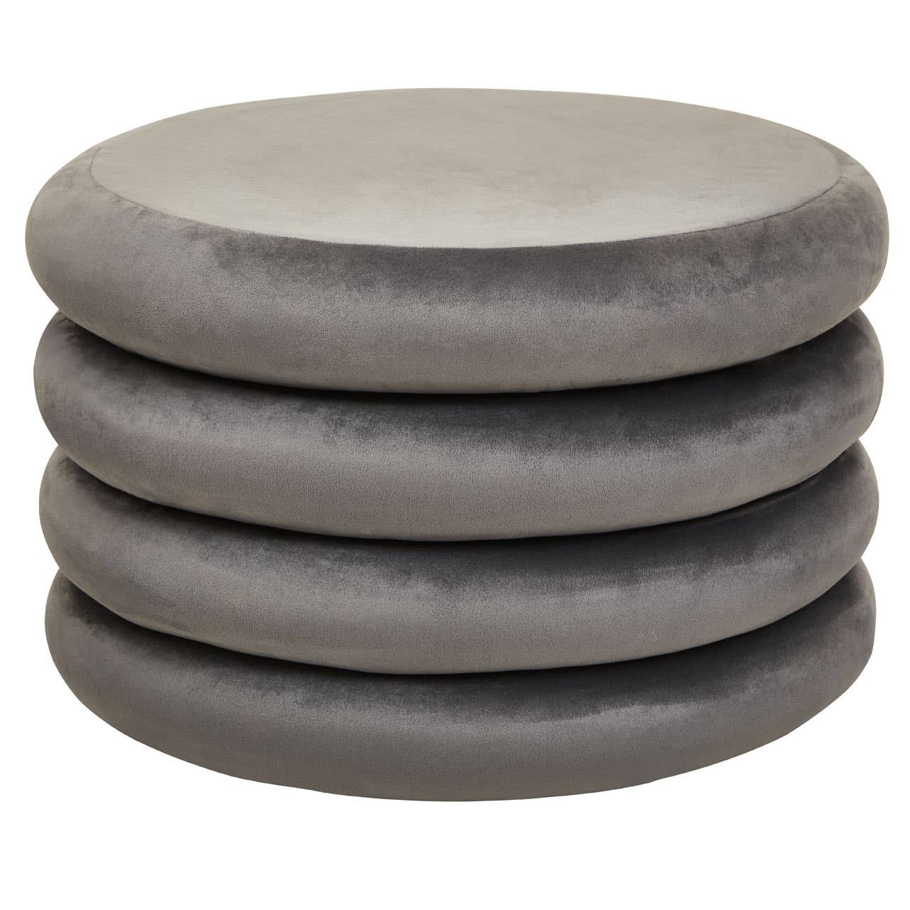 Noosa & Co. Living Hartford Grey Round Stool House of Isabella UK