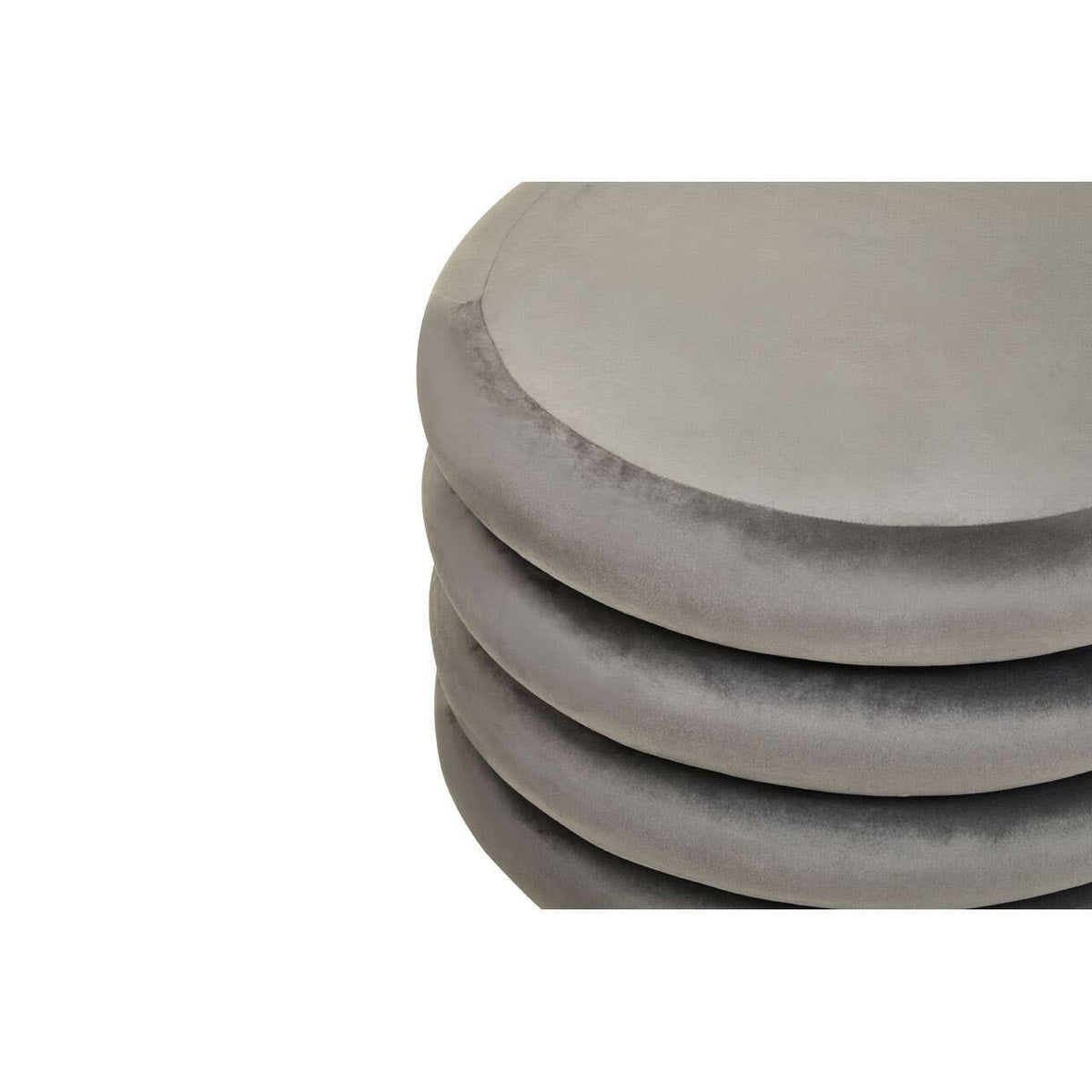 Hartford Grey Round Stool.