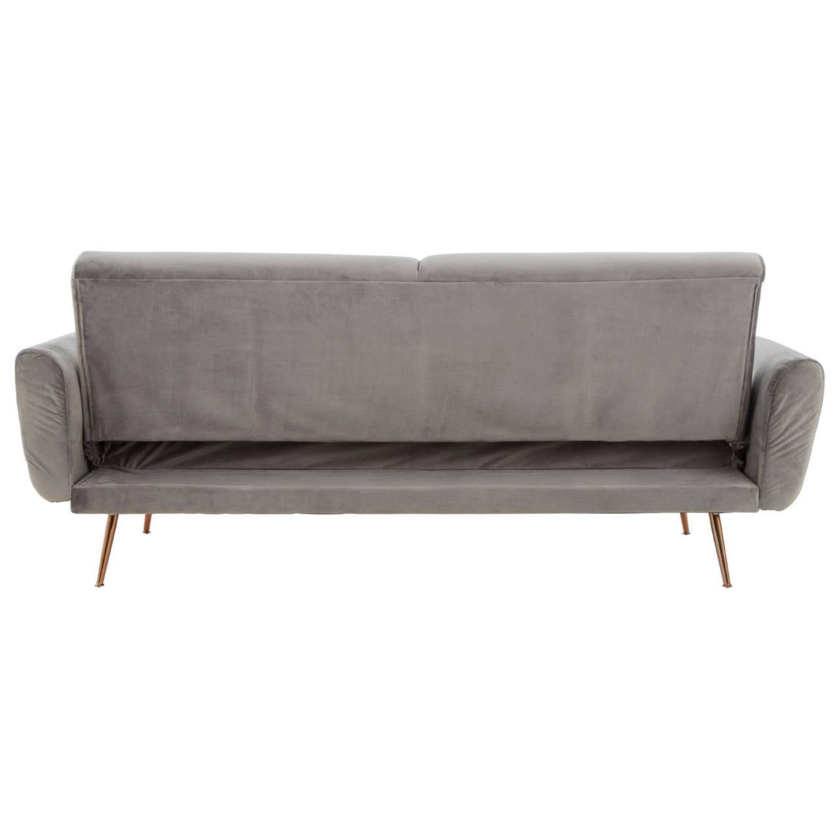 Hatton Grey Velvet Sofa Bed.