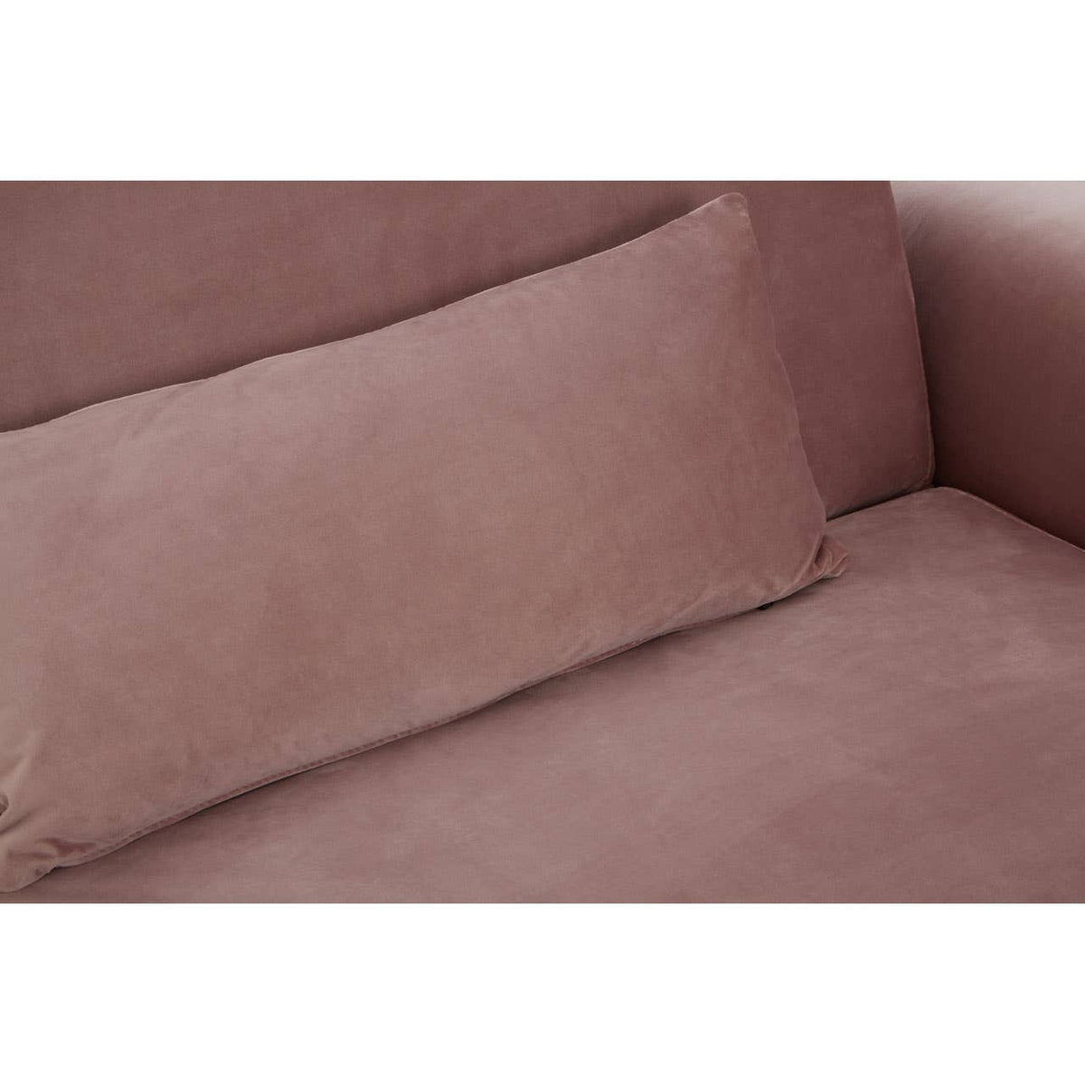 Hatton Pink Velvet Sofa Bed.