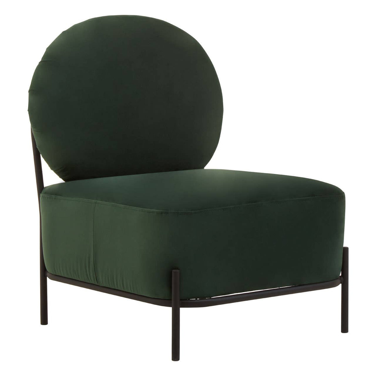 Haya Green Velvet Chair.