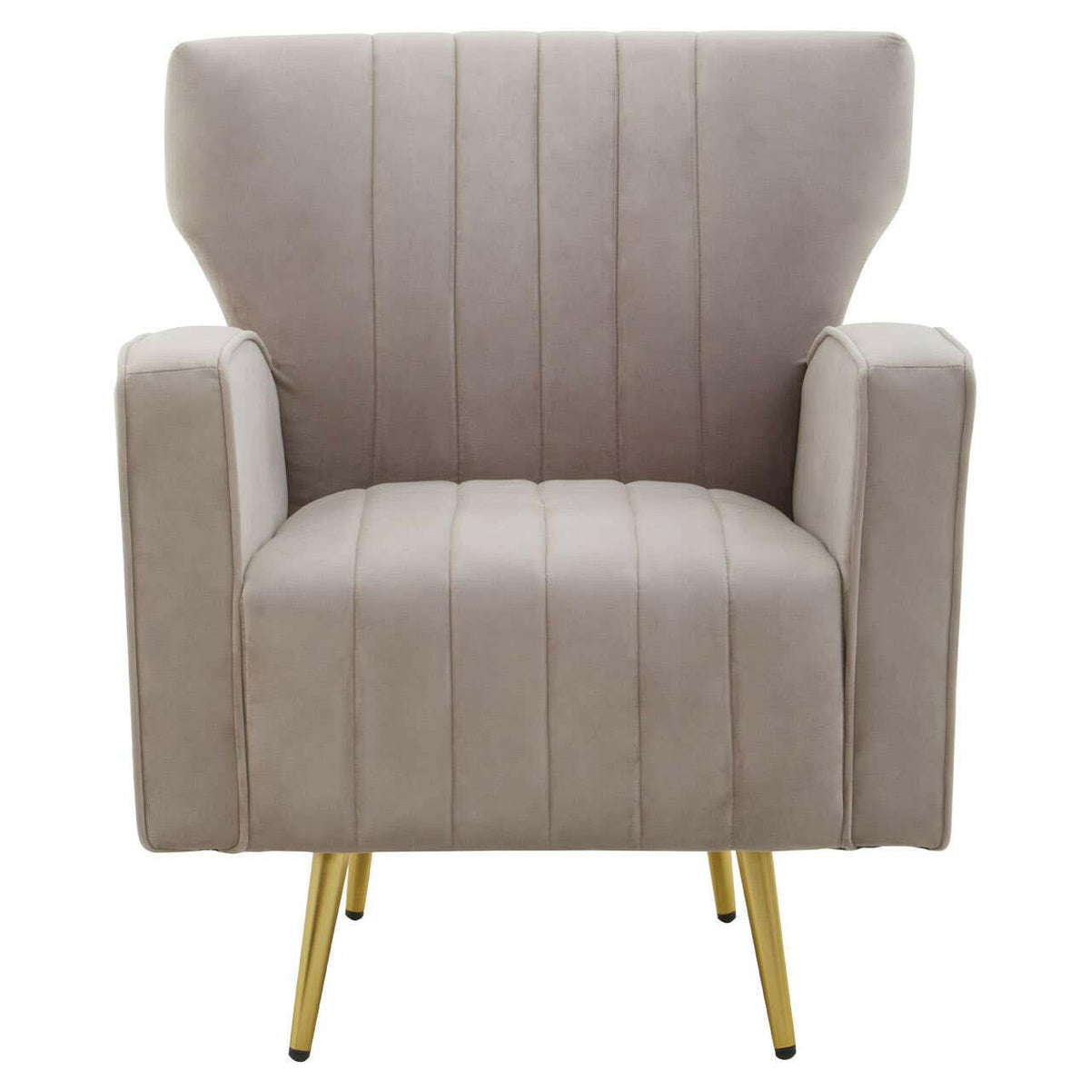 Hayley Mink Velvet Armchair.