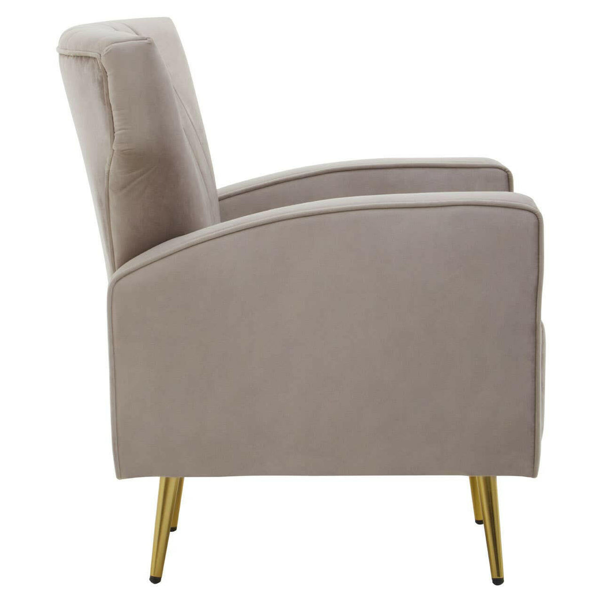Hayley Mink Velvet Armchair.