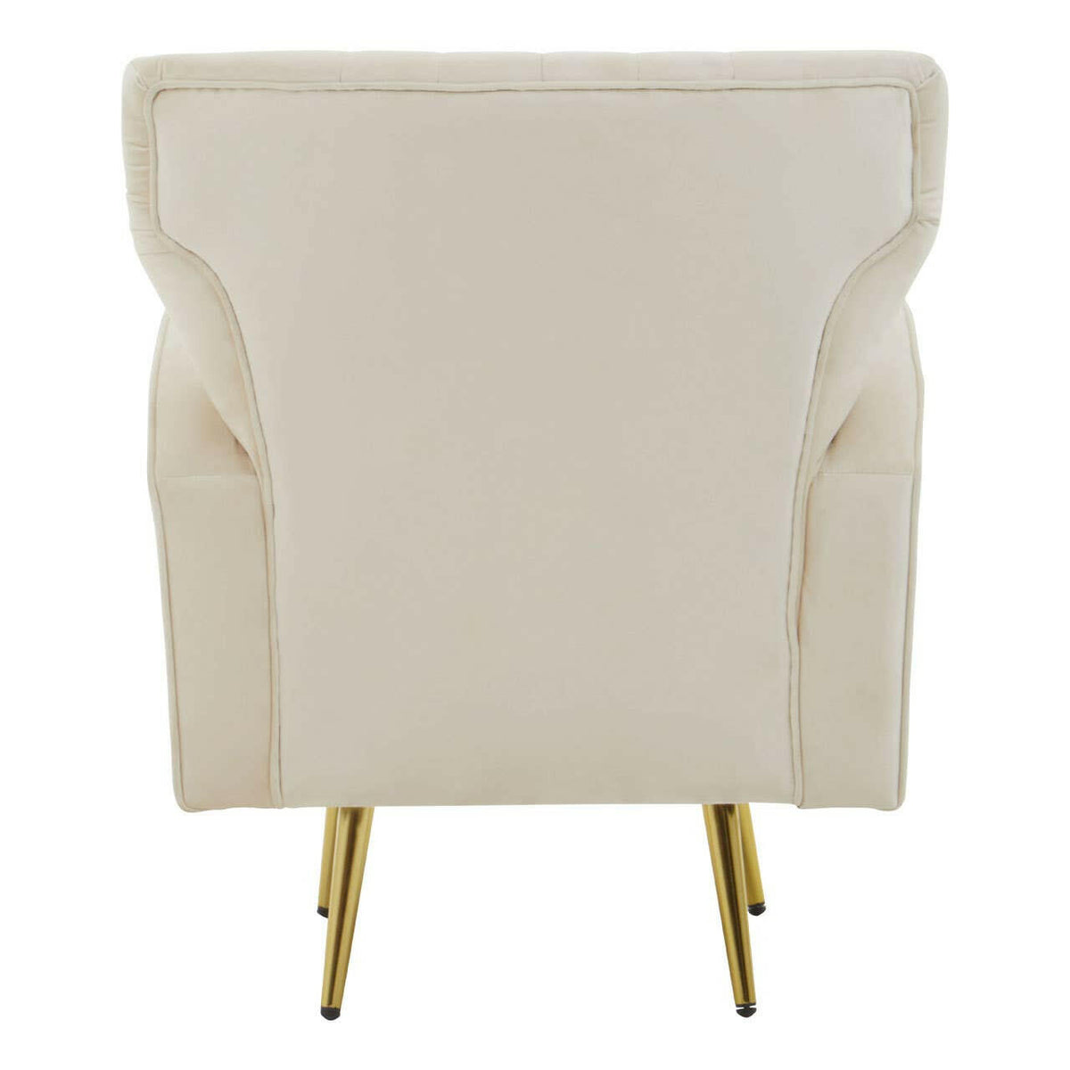 Hayley Natural Velvet Armchair.