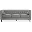 Helia Grey Velvet Sofa.