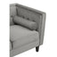 Helia Grey Velvet Sofa.