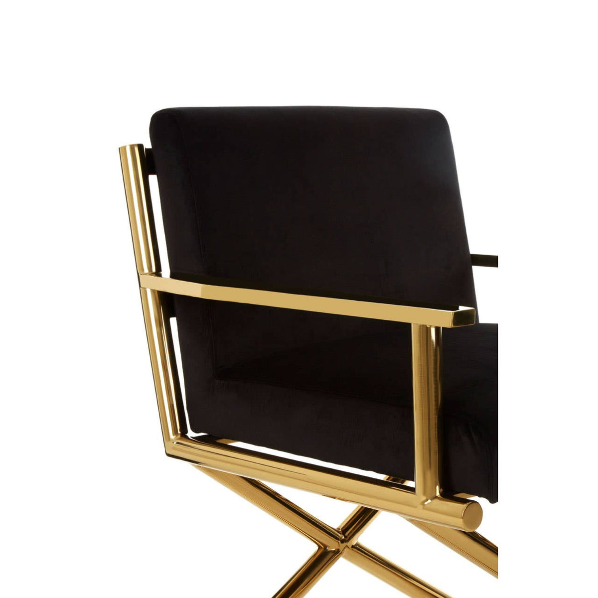 Hendricks Black Velvet Chair.