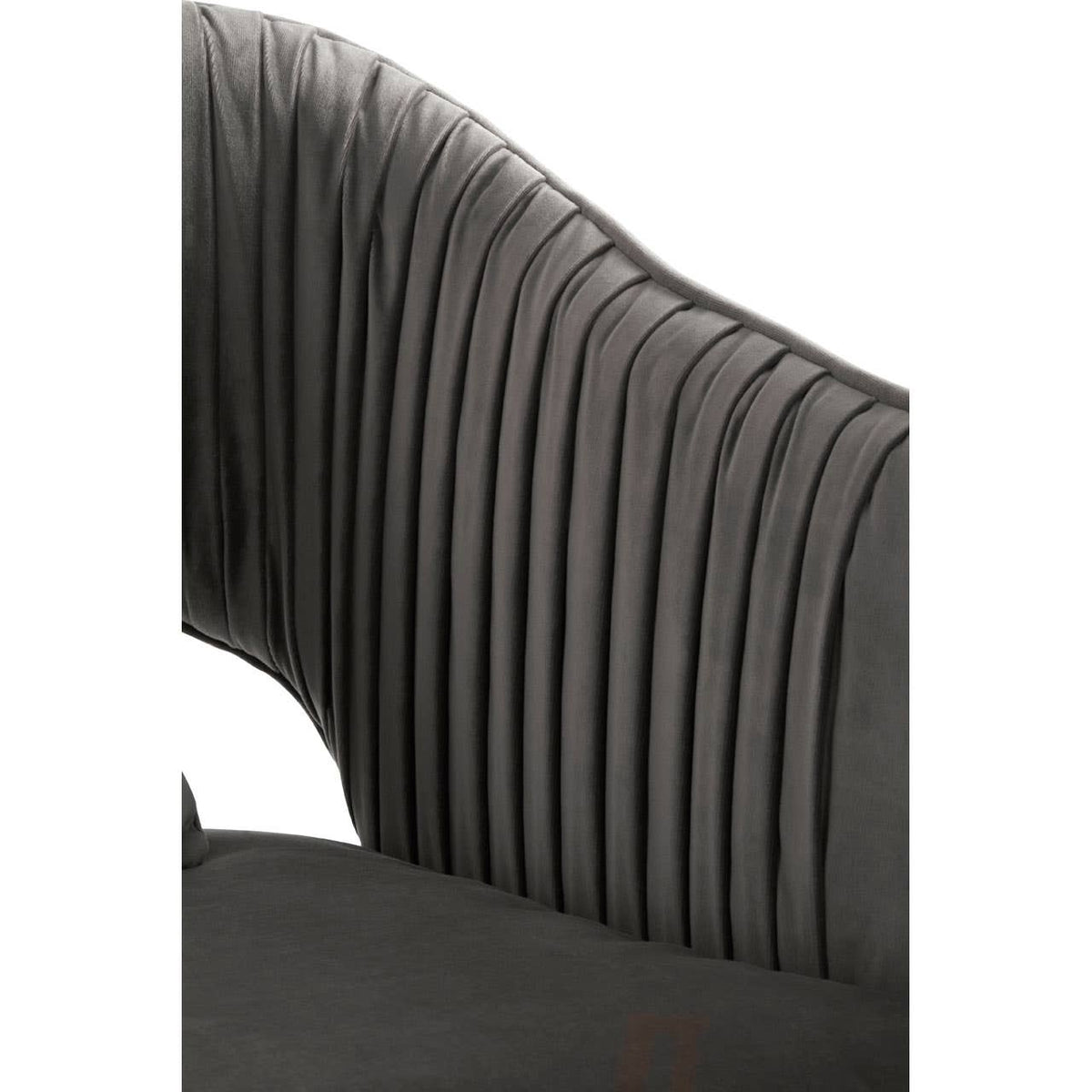 Hendricks Grey Velvet Sofa.