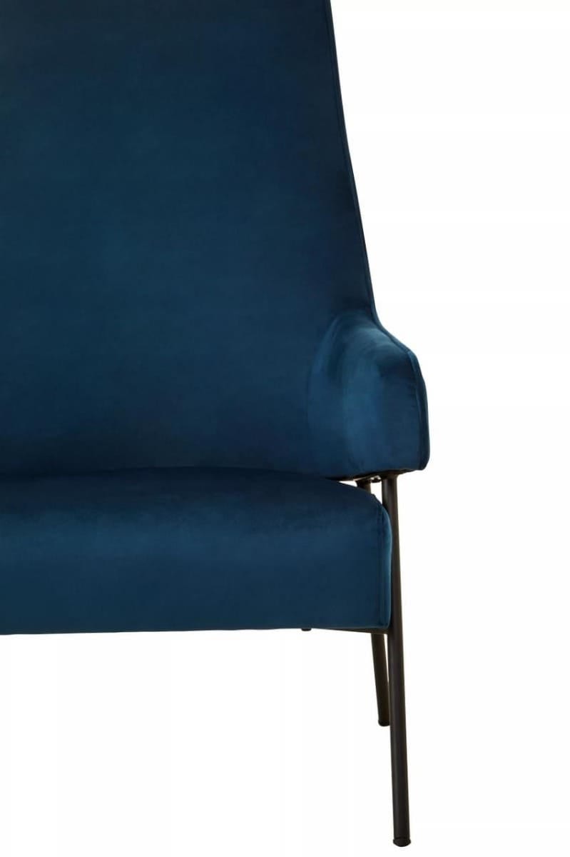 Henia Blue Velvet Chair.