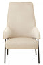 Henia Cream Velvet Chair.