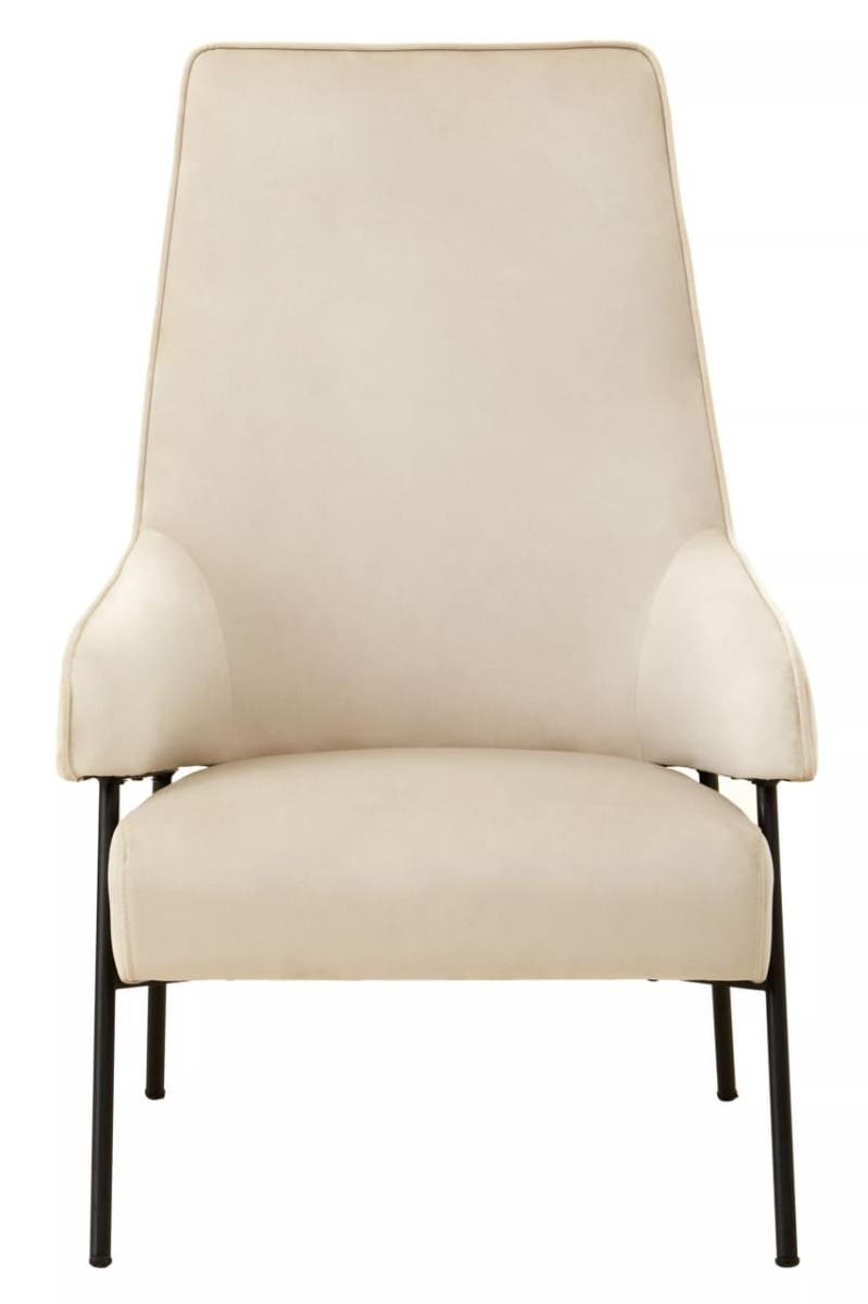 Noosa & Co. Living Henia Cream Velvet Chair House of Isabella UK