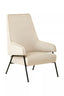 Henia Cream Velvet Chair.