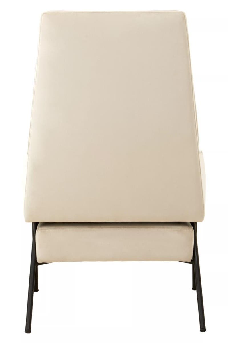 Henia Cream Velvet Chair.