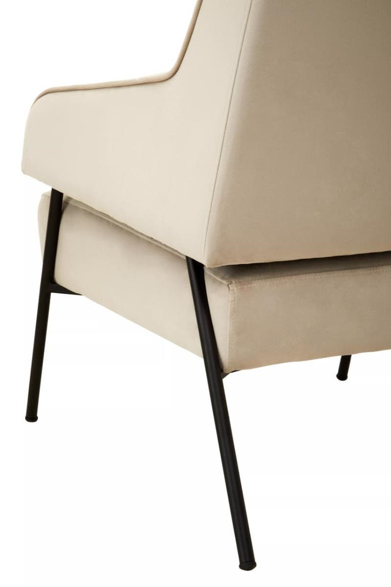 Noosa & Co. Living Henia Cream Velvet Chair House of Isabella UK