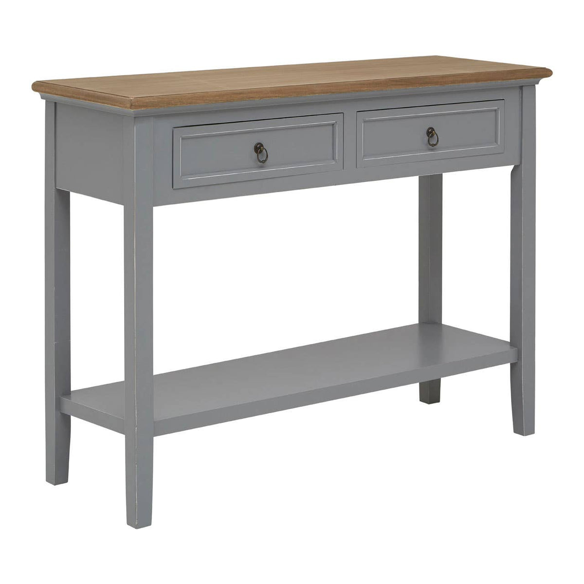 Henley Antique Grey Console Table.