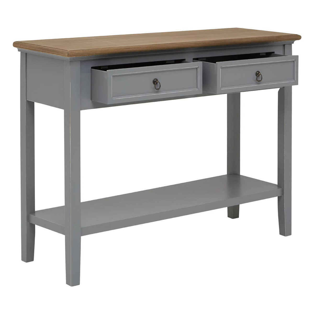 Henley Antique Grey Console Table.