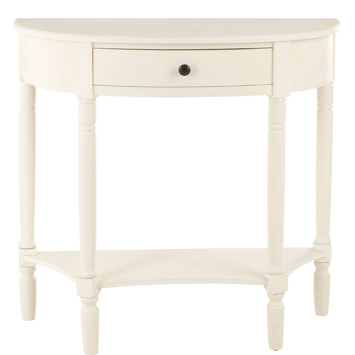 Heritage 1 Drawer Antique White Console Table.