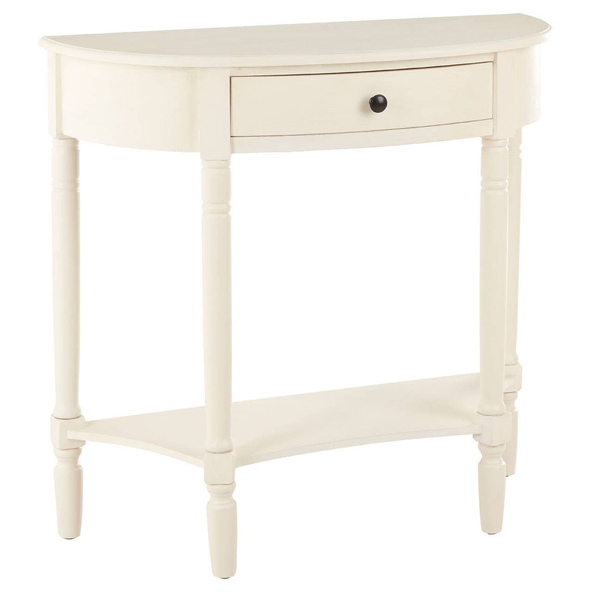 Heritage 1 Drawer Antique White Console Table.