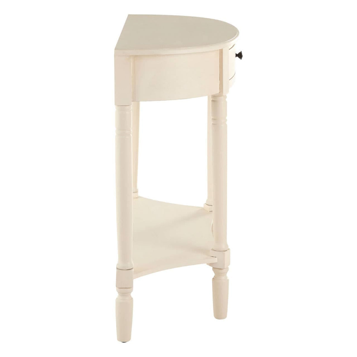 Heritage 1 Drawer Antique White Console Table.