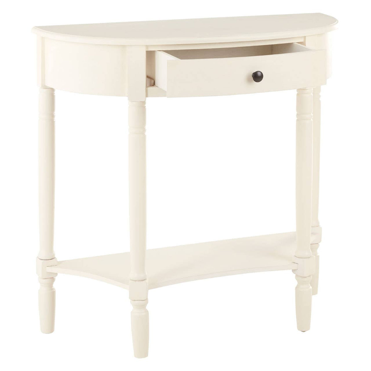 Heritage 1 Drawer Antique White Console Table.