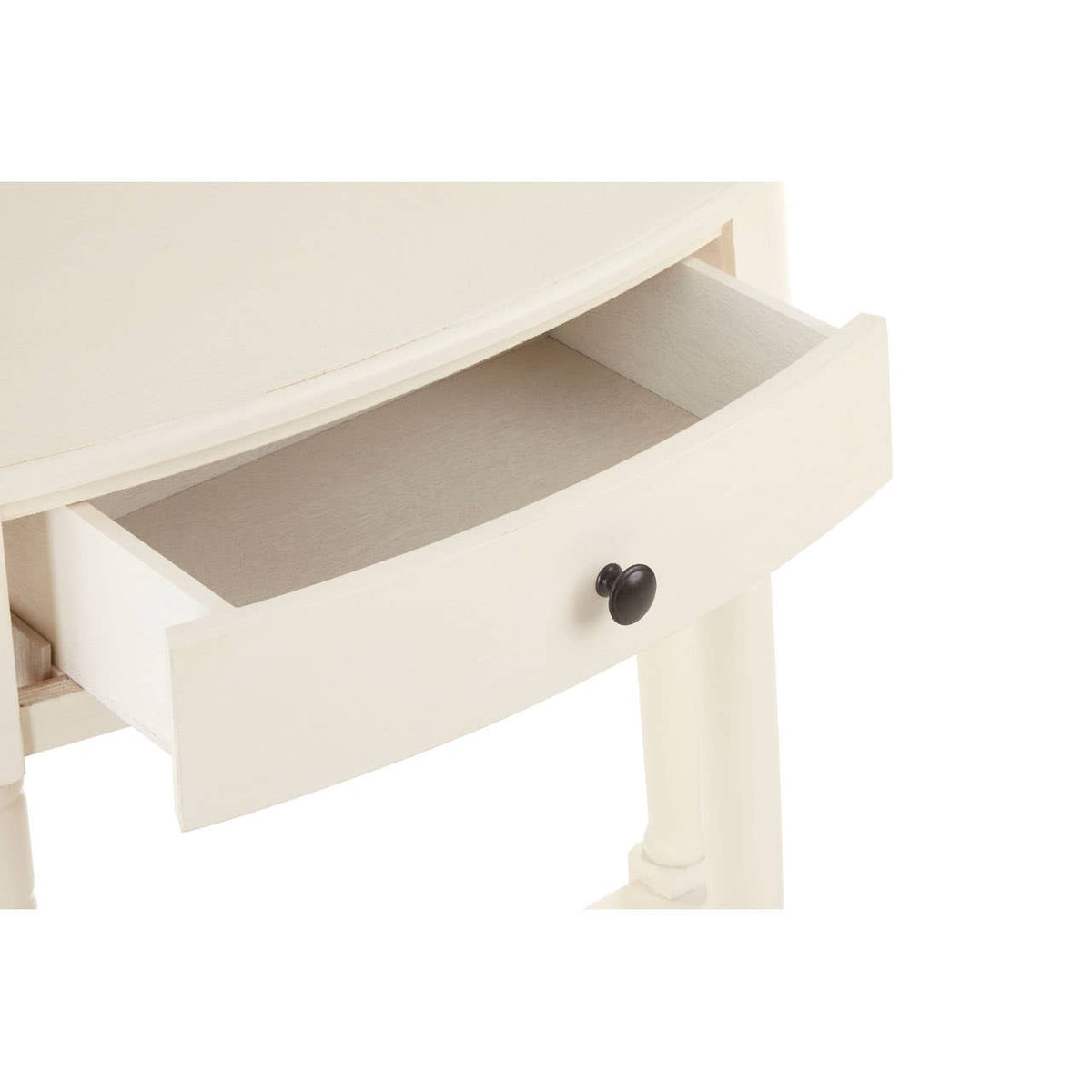 Heritage 1 Drawer Antique White Console Table.