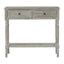 Heritage 2 Drawers Slate Grey Console Table.