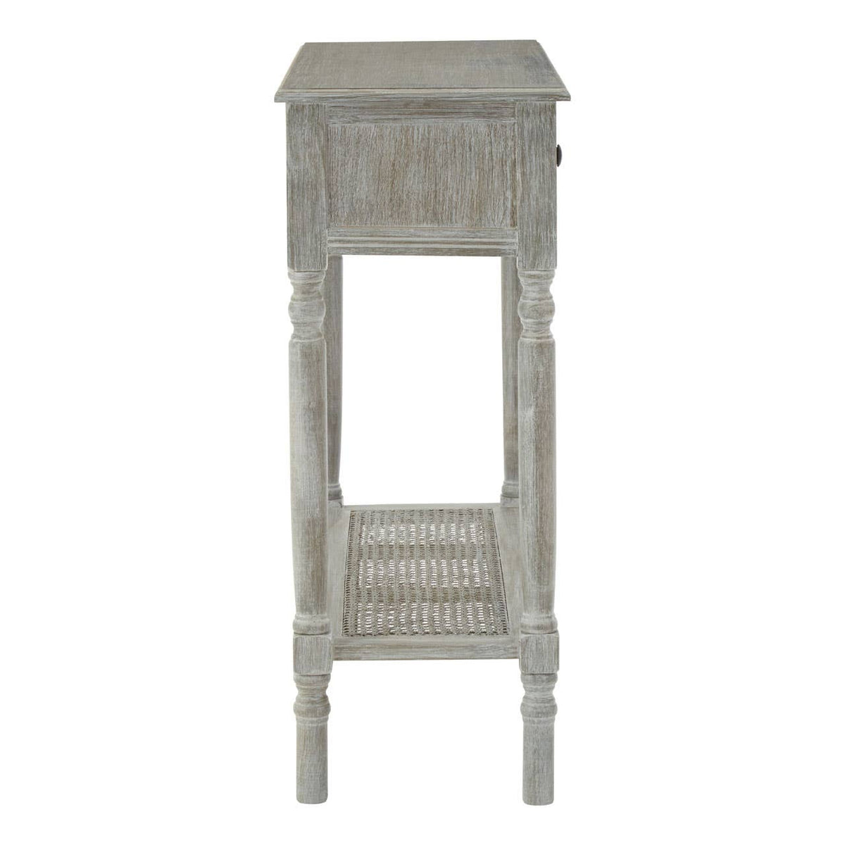 Heritage 2 Drawers Slate Grey Console Table.