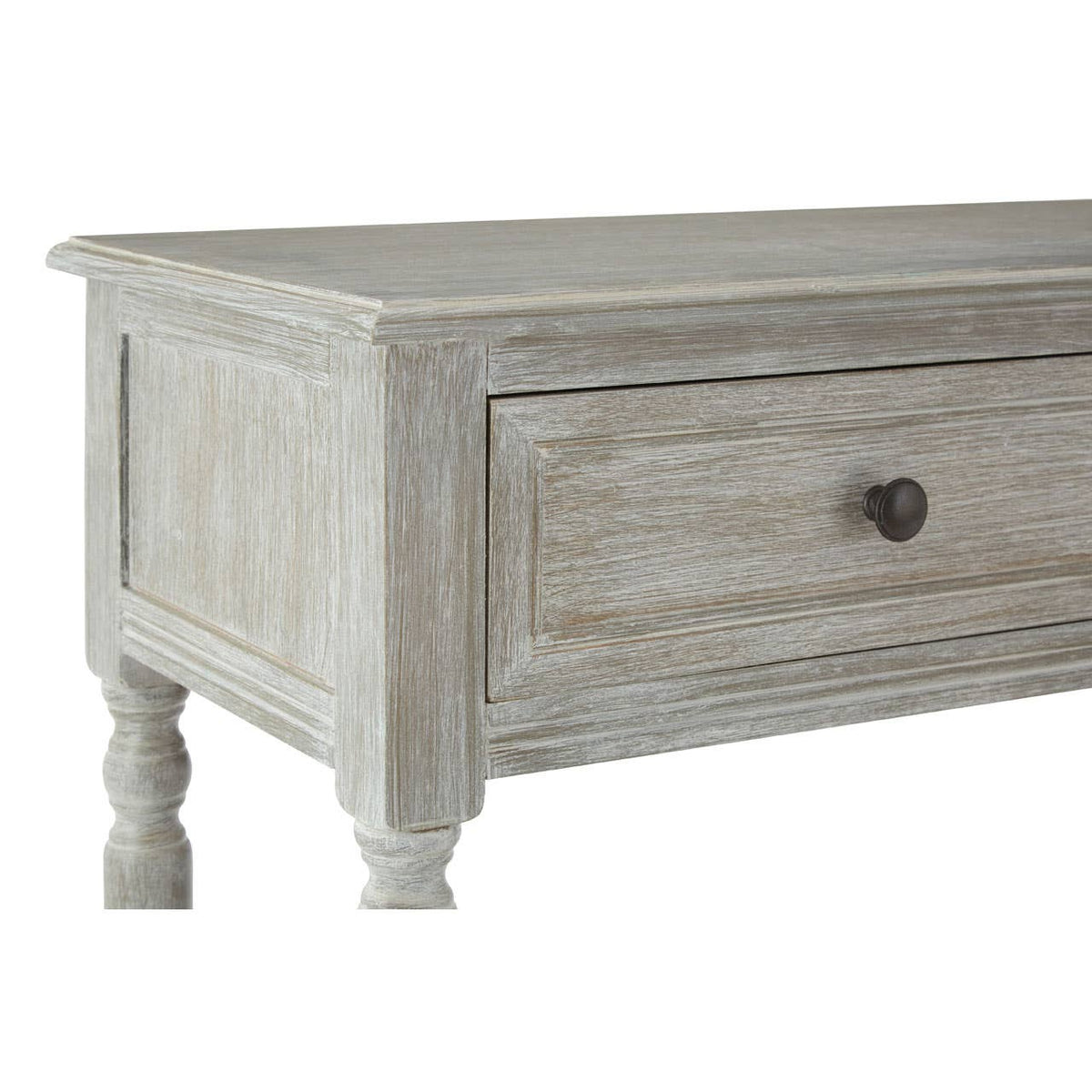 Heritage 2 Drawers Slate Grey Console Table.