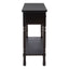 Heritage 3 Drawer Vintage Black Console Table.