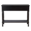 Heritage 3 Drawer Vintage Black Console Table.