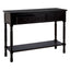Heritage 3 Drawer Vintage Black Console Table.