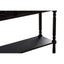 Heritage 3 Drawer Vintage Black Console Table.