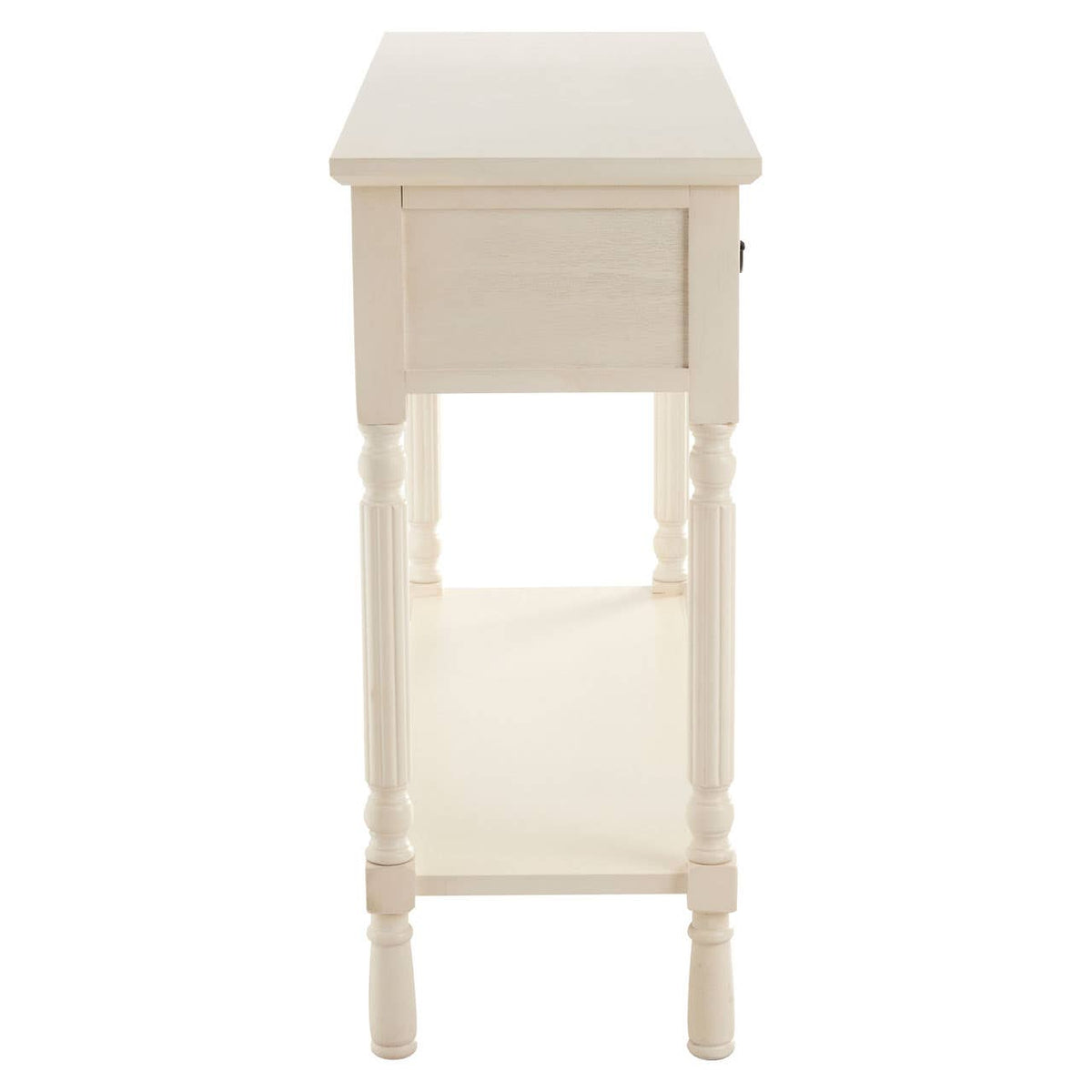Heritage 3 Drawer White Console Table.